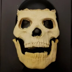 MostlyDead.com Imperfect Skull Makeup Effects Appliance Mask Imperfect, Scratch And Dent, Second Quality