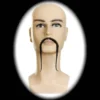 Garland Fu Man Chu Black Moustache Wigs, Lashes, Facial Hair, Furry Ears