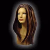 Garland Dark Brown/Gold 17 Inch Wig Wigs, Lashes, Facial Hair, Furry Ears