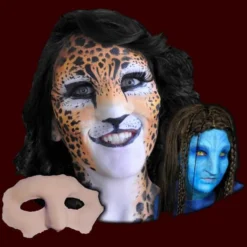 Stage Frights Cat - Na'tive Avatar Inspired Prosthetic Mask Foam Latex Masks