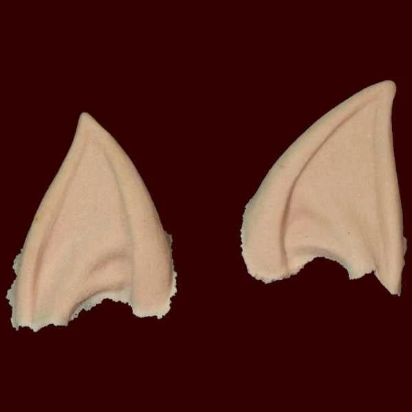 Stage Frights Elfin Ear Tips - Foam Latex Small FX Character Appliances 4 Stage Frights Elfin Ear Tips - Foam Latex Small FX Character Appliances