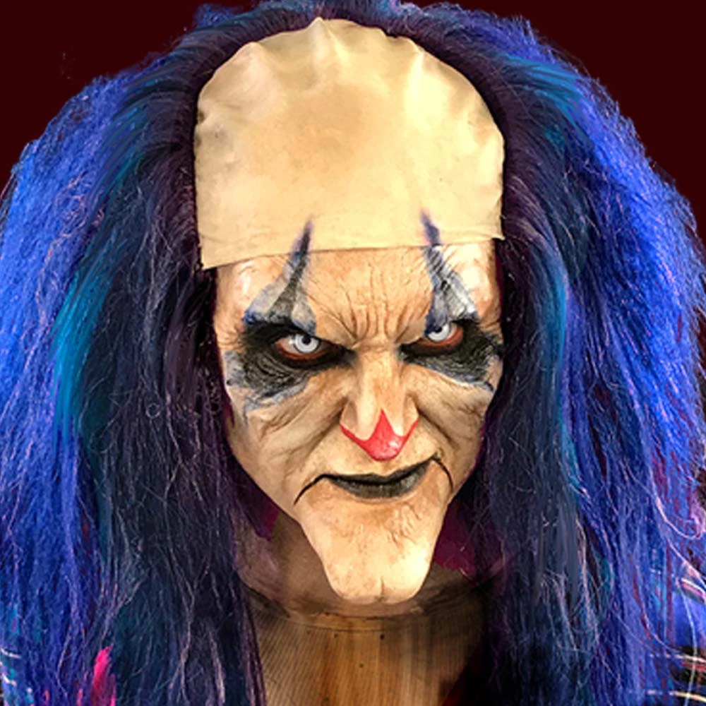 Makeup And Creative Arts Two Piece Evil Clown Foam Latex Masks 4 Makeup And Creative Arts Two Piece Evil Clown Foam Latex Masks