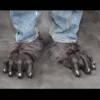 Zagone Studios Werewolf Deluxe Costume Feet - Grey Painted Latex Masks, Gloves, Feet & Costumes