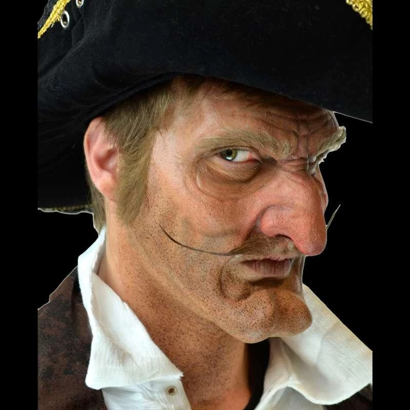 Woochie By Cinema Secrets Foam Latex Masks Captain Hook Pirate Prosthetic Mask 6 Woochie By Cinema Secrets Foam Latex Masks Captain Hook Pirate Prosthetic Mask