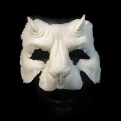 Woochie By Cinema Secrets Foam Latex Masks Feral Half Face #136