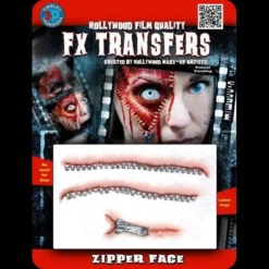 Tinsley Transfers Zipper Face - 3D FX Transfers Injury FX