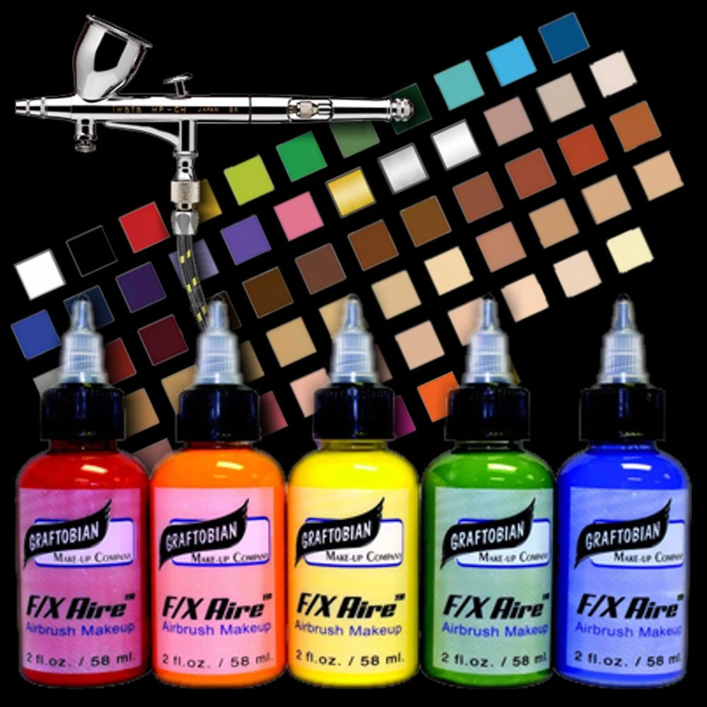 Graftobian Makeup Company F/X Aire Airbrush Face & Body Makeup 2oz Makeup & Tools 3 Graftobian Makeup Company F/X Aire Airbrush Face & Body Makeup 2oz Makeup & Tools