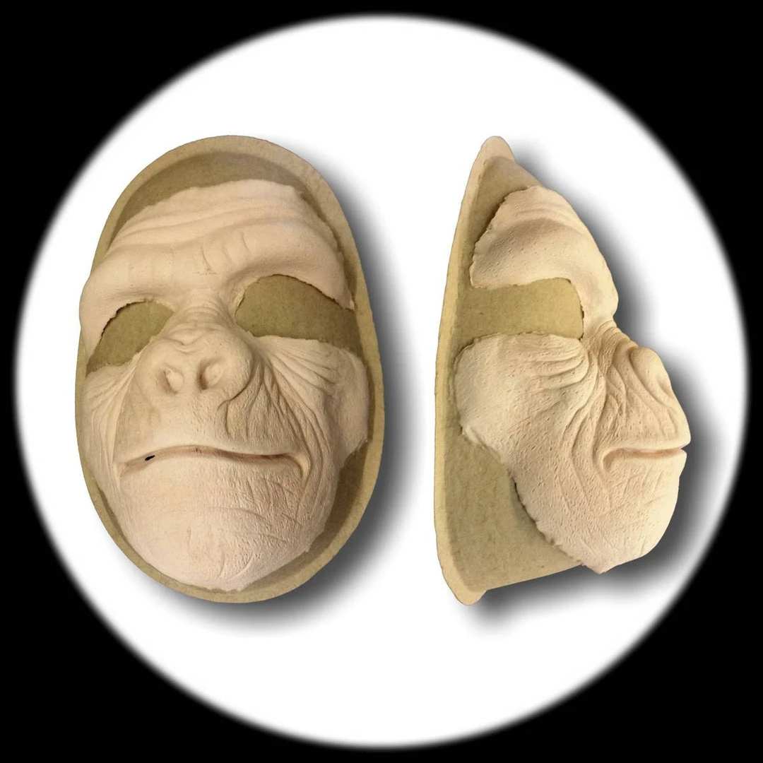 Stage Frights Molded Face Form Foam Latex Masks 4 Stage Frights Molded Face Form Foam Latex Masks