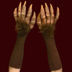Zagone Studios Brown Beast Costume Gloves Painted Latex Masks, Gloves, Feet & Costumes