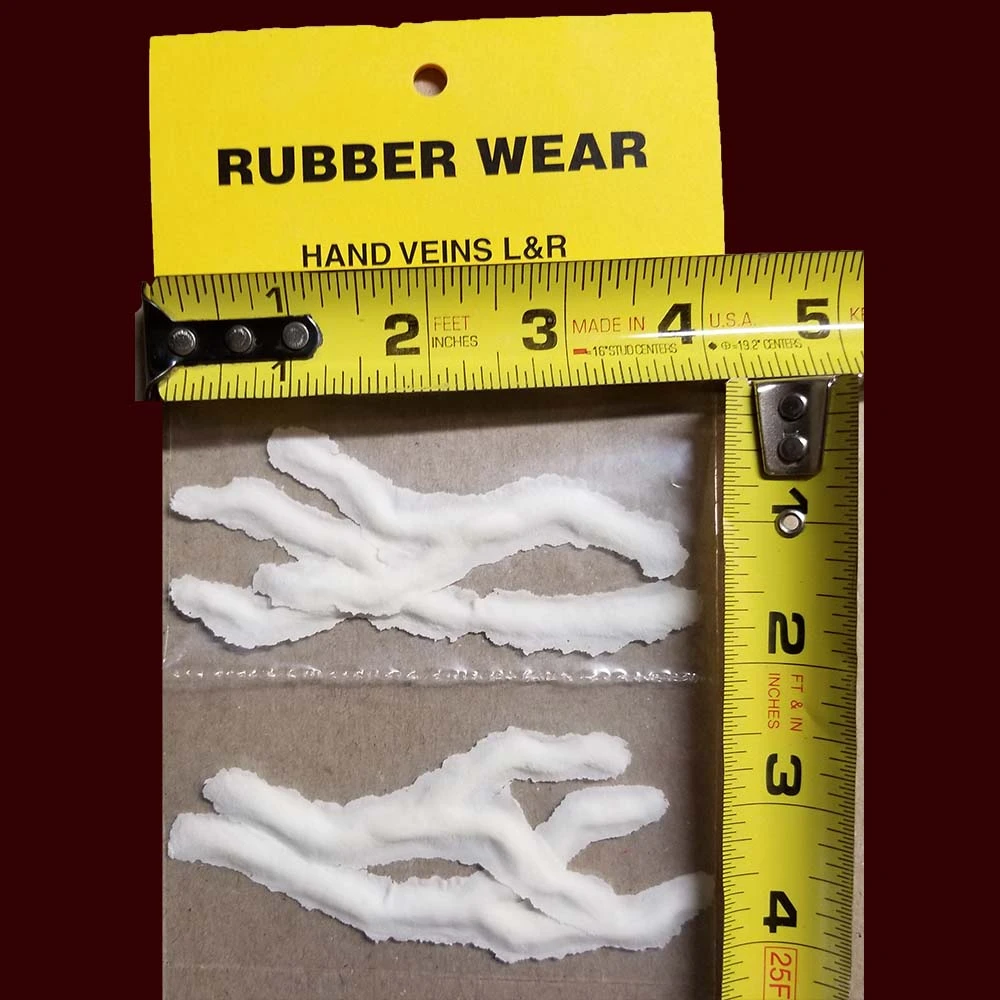 Rubber Wear Hand Veins (pair) Small FX Character Appliances 5 Rubber Wear Hand Veins (pair) Small FX Character Appliances