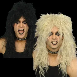 Smiffys Wigs, Lashes, Facial Hair, Furry Ears Hard Rocker