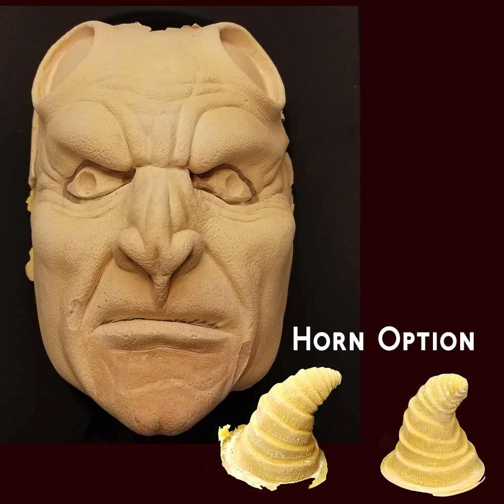 MostlyDead.com Imperfect Demon / Devil Foam Latex Prosthetic Discounted Items 4 MostlyDead.com Imperfect Demon / Devil Foam Latex Prosthetic Discounted Items