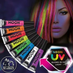Moon Creations Neon UV Hair Streaks 15ml Makeup & Tools