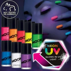 Moon Creations Neon UV Nail Polish 14ml Makeup & Tools