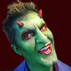 Makeup And Creative Arts Foam Latex Masks Karaoke Demon 2 Piece Appliance