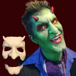 Makeup And Creative Arts Foam Latex Masks Karaoke Demon 2 Piece Appliance