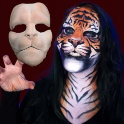 Stage Frights Foam Latex Masks Lion Or Tiger Foam Latex Prosthetic