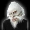 Zagone Studios White Warrior Mask Painted Latex Masks, Gloves, Feet & Costumes