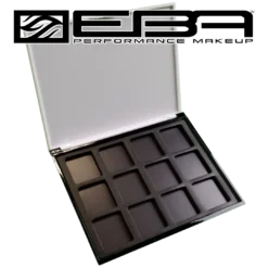EBA European Body Art Empty Master Palette Case - 12 Color Capacity