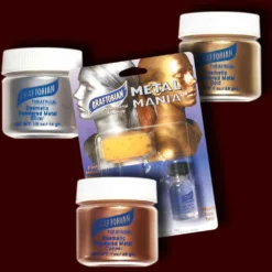 Graftobian Makeup Company Metal Mania Metallic Powder Application Kit Makeup & Tools
