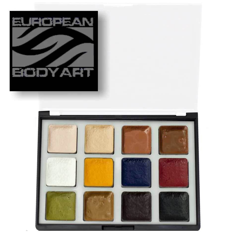 EBA European Body Art Encore 12 Color Master Palette - The Master Makeup & Tools 3 EBA European Body Art Encore 12 Color Master Palette - The Master Makeup & Tools