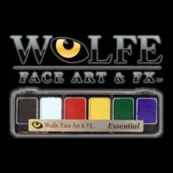 Wolfe Face Art & FX Hydrocolor Appetizer 6 Color Palette - Essentials