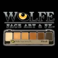 Wolfe Face Art & FX Makeup & Tools Hydrocolor SKINZ Flesh Palette
