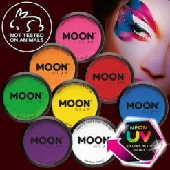 Moon Creations Neon UV Face Paint Cake Pots 36g