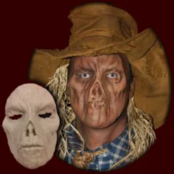 Stage Frights Halloween Scarecrow Appliance Mask Foam Latex Masks