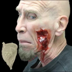 Michael Davy Film & T.V. Makeup Injury FX Tweek Ur Cheek Exposed Teeth Appliance