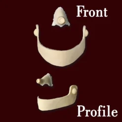 Makeup And Creative Arts Tin Man Two Piece Set Small FX Character Appliances