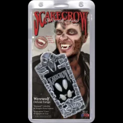 Scarecrow Fangs,Teeth & Claws Werewolf Double Set Fangs