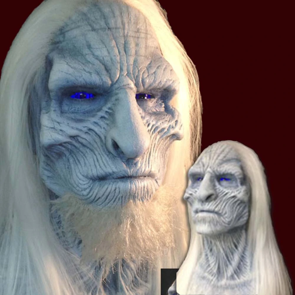 Makeup And Creative Arts White Walker Two Piece Foam Latex Masks 4 Makeup And Creative Arts White Walker Two Piece Foam Latex Masks