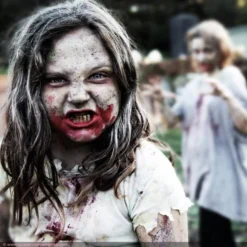 Scarecrow Zombie Teeth Paint And Blood Kit