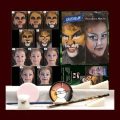 Graftobian Makeup Company Cat Makeup Kit By Graftobian- Creme Makeup & Tools