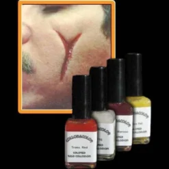 Michael Davy Film & T.V. Makeup Collodacolor Scarring Liquid - Choose From 4 Colors Injury FX
