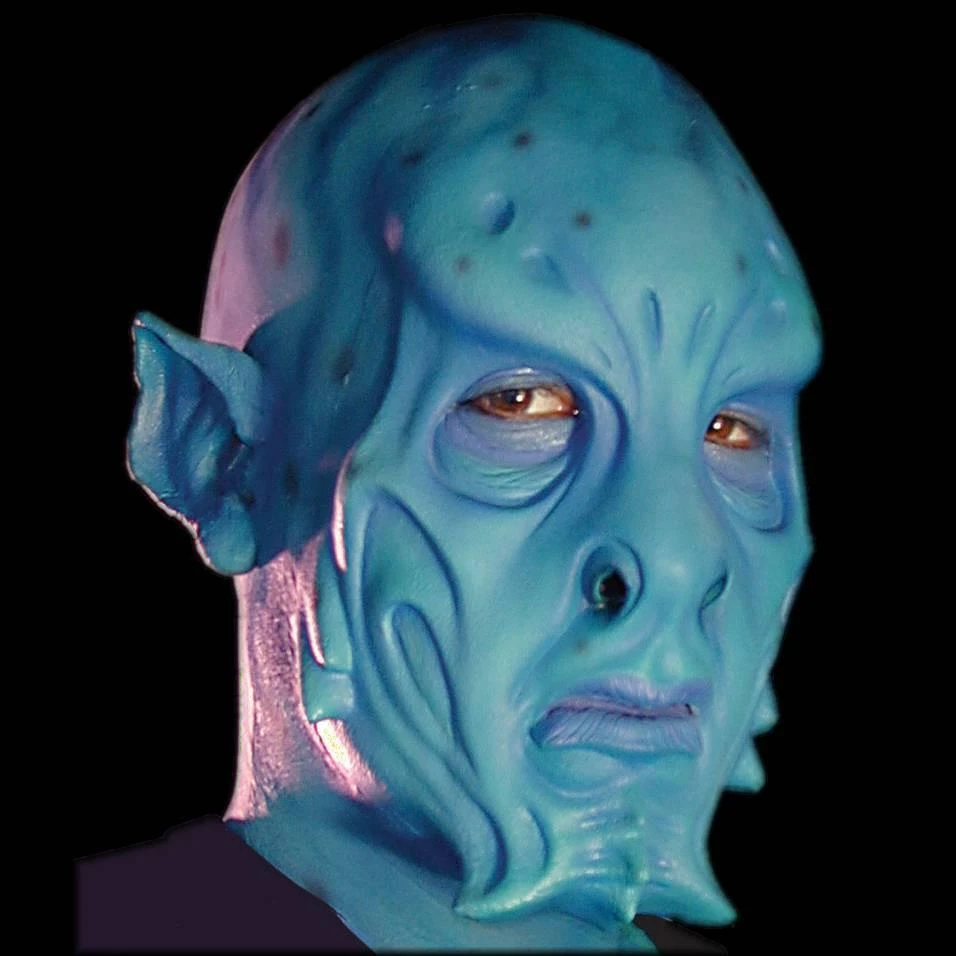 Woochie By Cinema Secrets Aqua Alien Mask Foam Latex Masks 5 Woochie By Cinema Secrets Aqua Alien Mask Foam Latex Masks