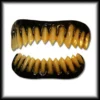 Dental Distortions Fangs,Teeth & Claws Black Raptor Teeth