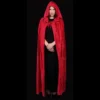 Rubies Costume Co. Long Red Velvet Cloak 63" Painted Latex Masks, Gloves, Feet & Costumes 2 Rubies Costume Co. Long Red Velvet Cloak 63" Painted Latex Masks, Gloves, Feet & Costumes