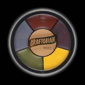 Graftobian Makeup Company Injury Makeup 6 Color Rubber Mask Grease RMG Injury - Bruise Wheel 3 Graftobian Makeup Company Injury Makeup 6 Color Rubber Mask Grease RMG Injury - Bruise Wheel