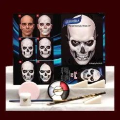 Graftobian Makeup Company Skull Creme Makeup Kit